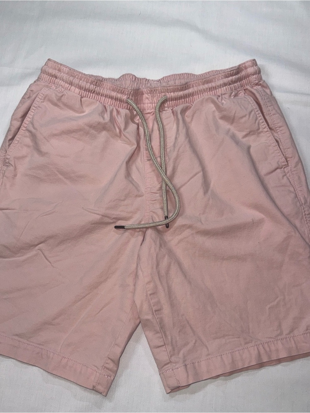 George Men's Light Pink Drawstring Athletic Shorts
